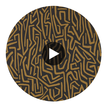 Melodic Gold/Black Earth | Harlequin UK Circular Swatch | Harlequin
