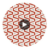 Perception Brazillian Rosewood/Temple Grey/New Beginnings | Harlequin UK Circular Swatch | Harlequin