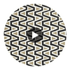 Perception Black Earth/Gilver/New Beginnings | Harlequin UK Circular Swatch | Harlequin