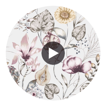 Quintessence Ochre / Olive / Heather | Harlequin UK Circular Swatch | Harlequin