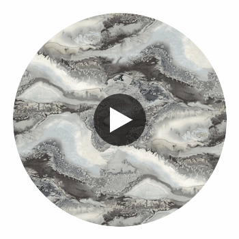 Reflected Obsidian Snowflake | Harlequin UK Circular Swatch | Harlequin