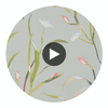 Saona Coral/Silver | Harlequin UK Circular Swatch | Harlequin