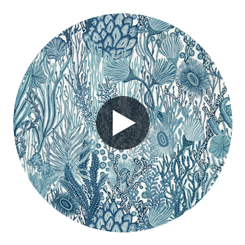 Acropora Exhale/Murmuration | Harlequin UK Circular Swatch | Harlequin