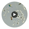Amazilia French Grey/Stone | Harlequin UK Circular Swatch | Harlequin