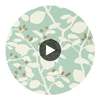 Ardisia Succulent/Soft Focus/ Gold | Harlequin UK Circular Swatch | Harlequin