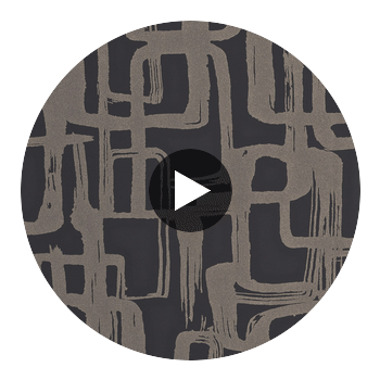 Asuka Gold/Onyx | Harlequin UK Circular Swatch | Harlequin