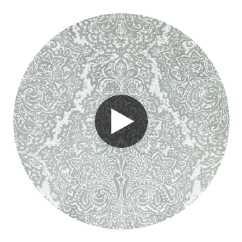 Aurelia French Grey/Silver | Harlequin UK Circular Swatch | Harlequin