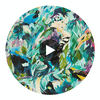 Dance of Adornment Wilderness/ Nectar/ Pomegranate | Harlequin UK Circular Swatch | Harlequin