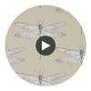 Demoiselle Firefly Jute/Slate | Harlequin UK Circular Swatch | Harlequin