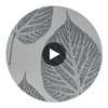 Leaf Slate/Silver | Harlequin UK Circular Swatch | Harlequin