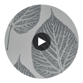 Leaf Slate/Silver | Harlequin UK Circular Swatch | Harlequin