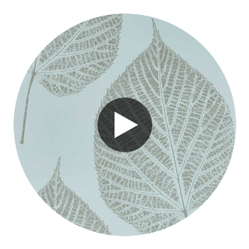 Leaf Sky/Gilver | Harlequin UK Circular Swatch | Harlequin