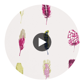 Limosa Loganberry / Raspberry / Olive | Harlequin UK Circular Swatch | Harlequin