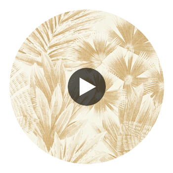 Matupi Parchment/ Gold | Harlequin UK Circular Swatch | Harlequin