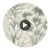 Matupi Gilver/ Ebony | Harlequin UK Circular Swatch | Harlequin