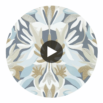 Melora Hempseed/Exhale/Gold | Harlequin UK Circular Swatch | Harlequin