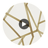 Sumi Ivory/Mustard | Harlequin UK Circular Swatch | Harlequin