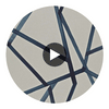 Sumi Linen/Indigo | Harlequin UK Circular Swatch | Harlequin