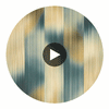 Oscillation Adriatic/Sand | Harlequin UK Circular Swatch | Harlequin
