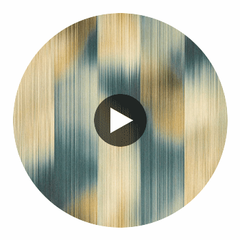 Oscillation Adriatic/Sand | Harlequin UK Circular Swatch | Harlequin