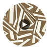 Transverse Bronze | Harlequin UK Circular Swatch | Harlequin