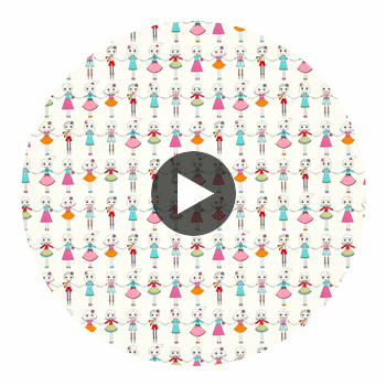 Best Of Friends Neutral Multi | Harlequin UK Circular Swatch | Harlequin
