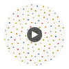 Bon Bon Sky/Gecko/Ochre | Harlequin UK Circular Swatch | Harlequin