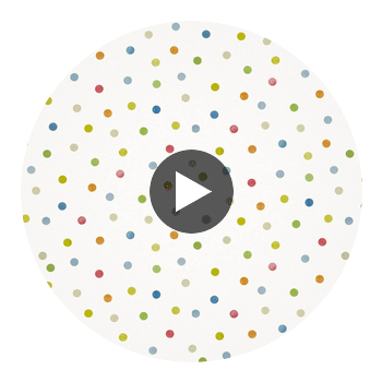 Bon Bon Sky/Gecko/Ochre | Harlequin UK Circular Swatch | Harlequin