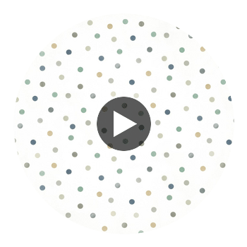 Bon Bon Gilver/Duck Egg/Denim | Harlequin UK Circular Swatch | Harlequin