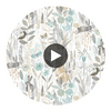 Hide And Seek Linen/Duck Egg/Stone | Harlequin UK Circular Swatch | Harlequin