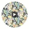 Into The Wild Midnight Jungle | Harlequin UK Circular Swatch | Harlequin
