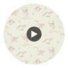 Jolly Jurassic Strawberry Emerald And Neutral | Harlequin UK Circular Swatch | Harlequin