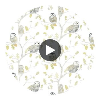 Little Owls Kiwi | Harlequin UK Circular Swatch | Harlequin