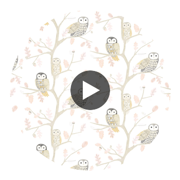 Little Owls Powder | Harlequin UK Circular Swatch | Harlequin