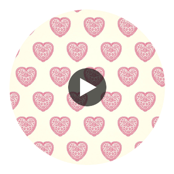 Sweet Heart Pink | Harlequin UK Circular Swatch | Harlequin