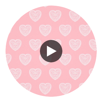 Sweet Heart Soft Pink | Harlequin UK Circular Swatch | Harlequin