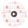 World At Your Feet Pebble/Blossom/Sky | Harlequin UK Circular Swatch | Harlequin