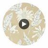 Ananda Gold | Harlequin UK Circular Swatch | Harlequin