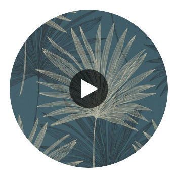 Mitende Ink/Platinum | Harlequin UK Circular Swatch | Harlequin
