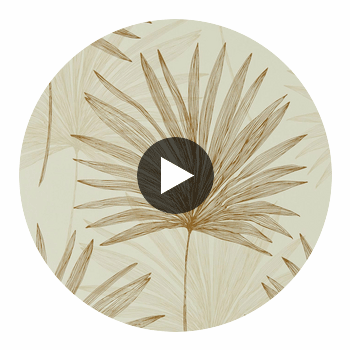 Mitende Oyster/Gold | Harlequin UK Circular Swatch | Harlequin