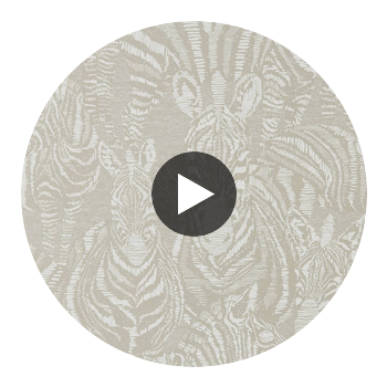 Nirmala Platinum/Chalk | Harlequin UK Circular Swatch | Harlequin