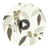 Coppice Oyster / Ebony / Gilver | Harlequin UK Circular Swatch | Harlequin