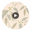 Coppice Powder / Truffle / Gilver | Harlequin UK Circular Swatch | Harlequin