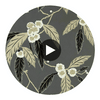 Coppice Ebony/Putty/Snow | Harlequin UK Circular Swatch | Harlequin