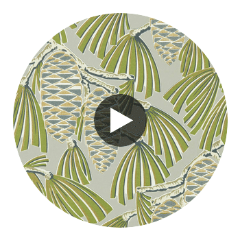 Foxley Fern Stone | Harlequin UK Circular Swatch | Harlequin