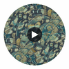 Lamina Ink/Marine | Harlequin UK Circular Swatch | Harlequin