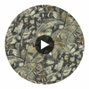 Lamina Onyx/Bronze | Harlequin UK Circular Swatch | Harlequin