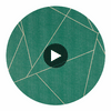 Parapet Emerald | Harlequin UK Circular Swatch | Harlequin