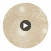 Anthology Perlite Opal / Gold Mineral | Harlequin UK Circular Swatch | Harlequin