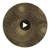 Anthology Perlite Gold Iridescent / Coal | Harlequin UK Circular Swatch | Harlequin